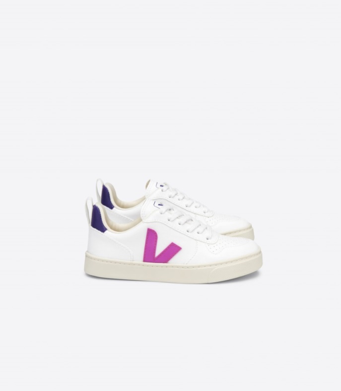 Veja Brand V-10 Schnürsenkel Cwl Weiß Ultraviolet Lila