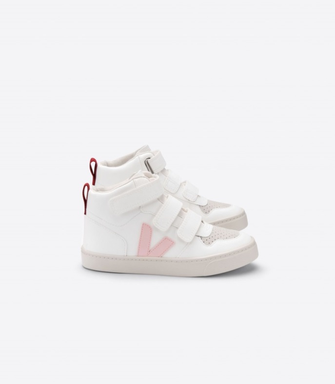 Veja Brand V-10 Mid White Petale Marsala