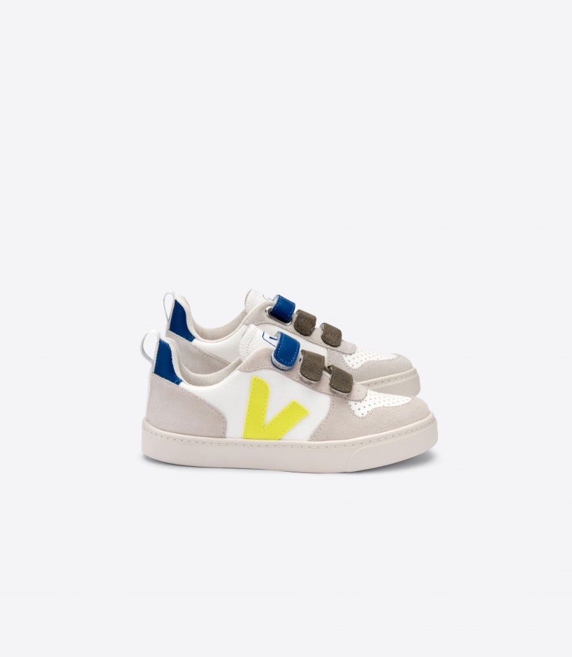 Veja Brand X Bonton White Jaune Fluo Indigo Premium