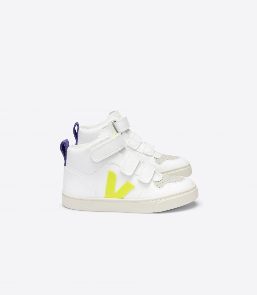 Mid Cwl White Jaune Fluo Purple Special Veja Brand