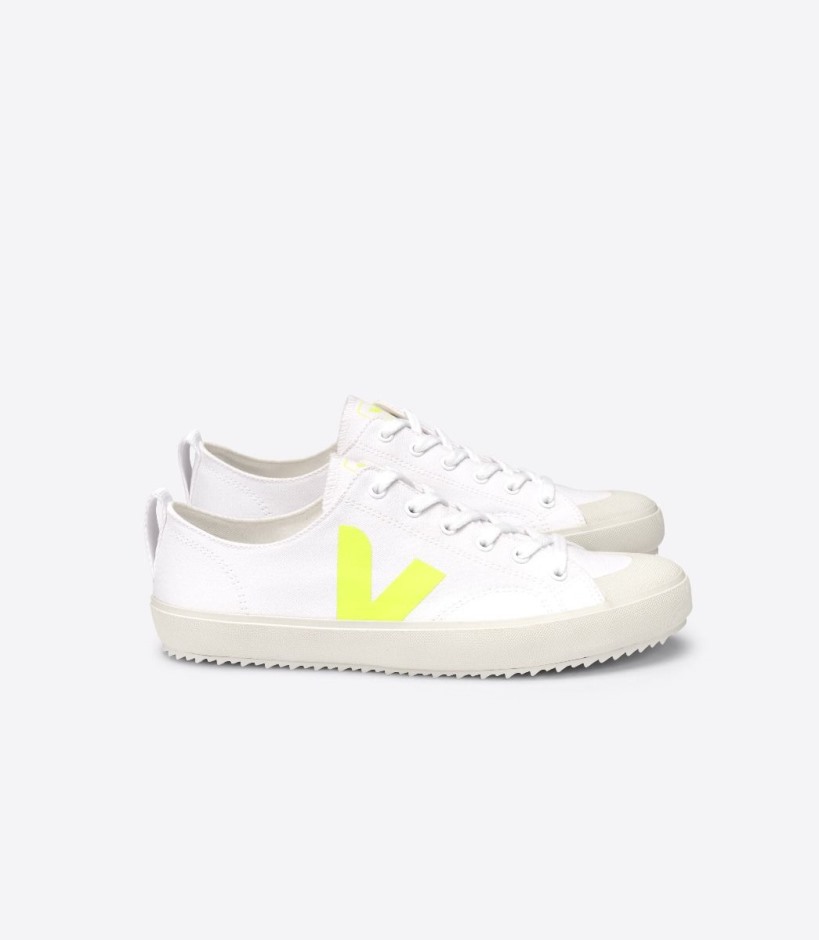 Siehe Brand Canvas White Jaune Fluo Special