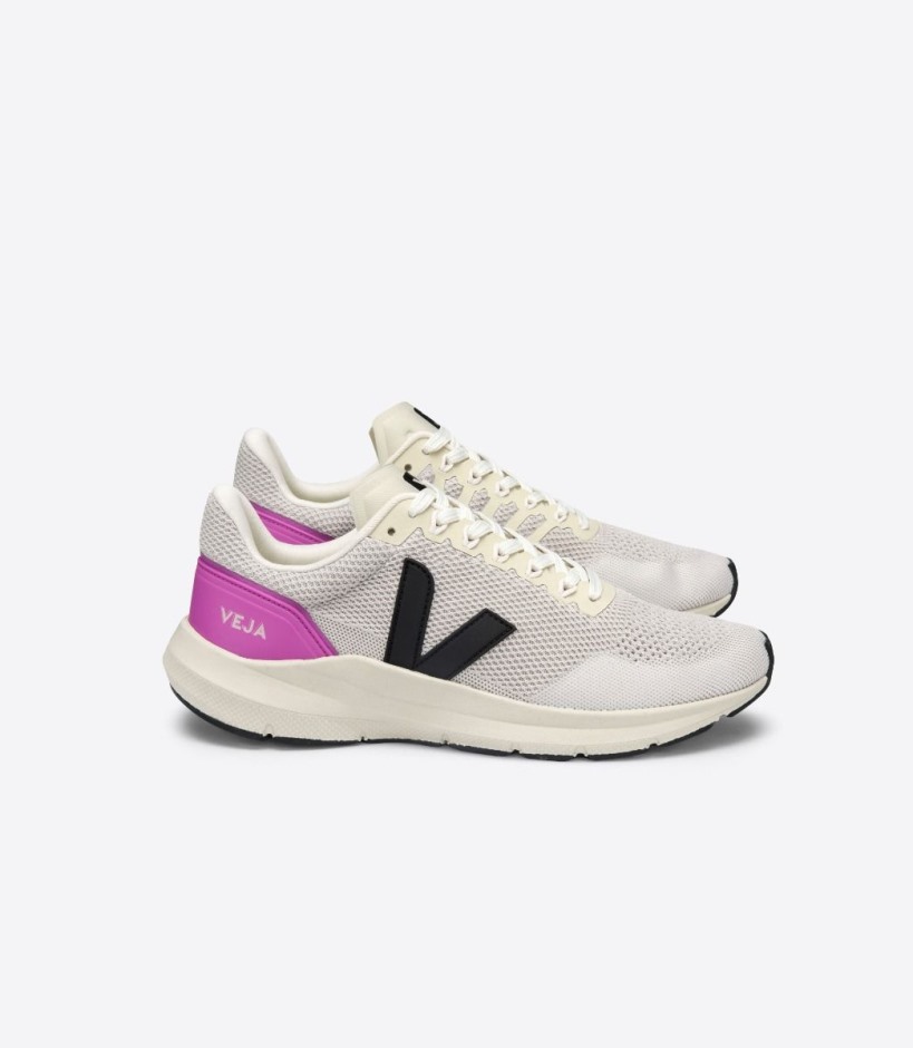 Veja V-knit Kreideschwarz Ultraviolett Original
