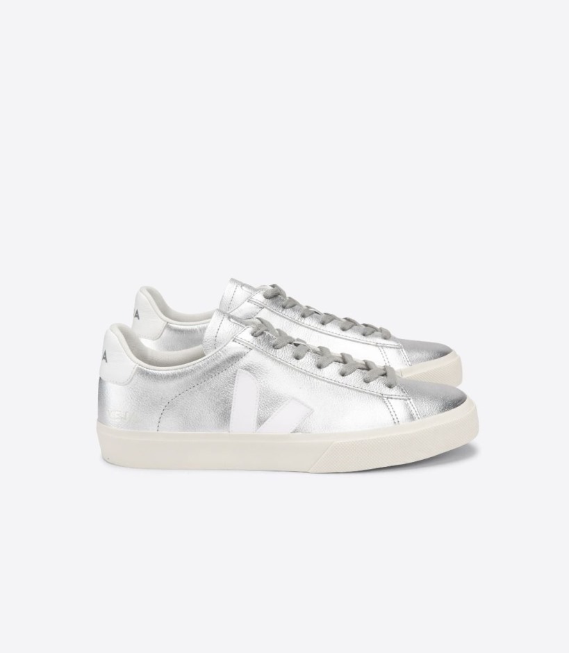 Veja Brand Perfect Chromefree Leather Silver White
