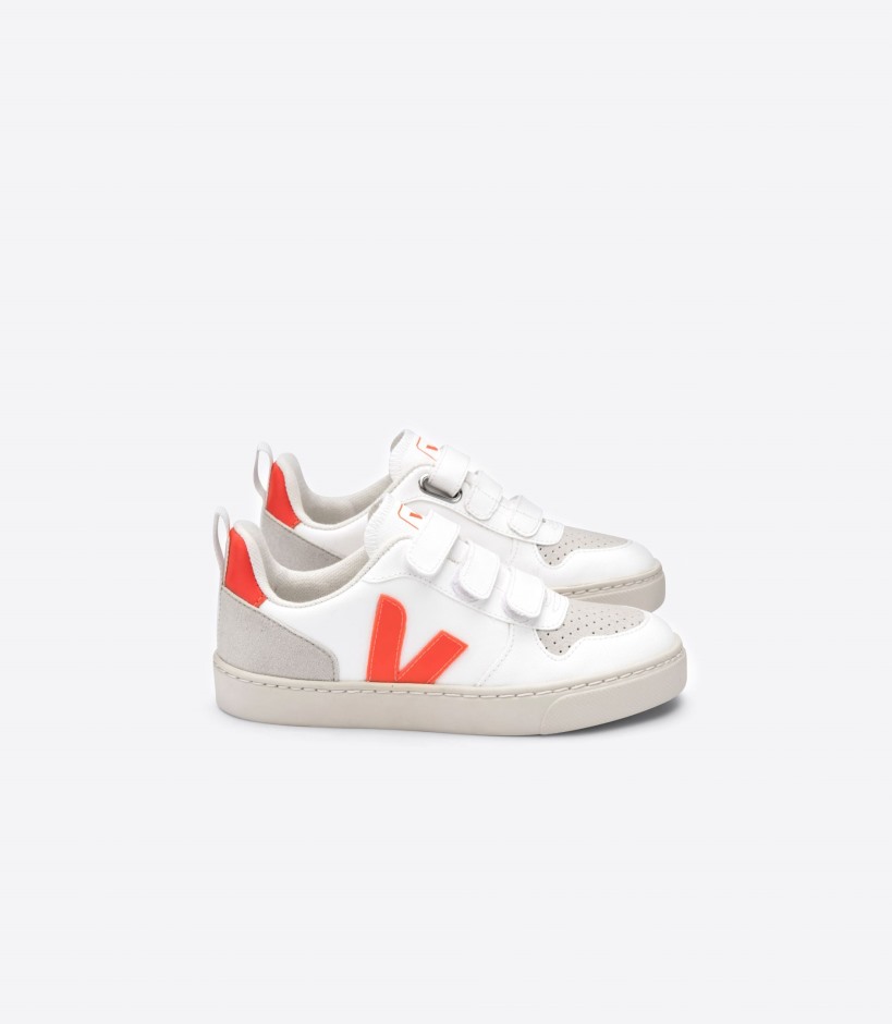 Cwl White Orange Fluo Veja Brand Premium