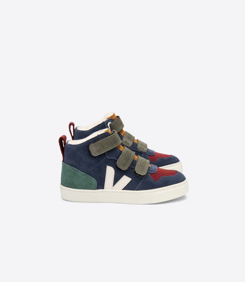 Mid Fured Suede Multico Nautico Cyprus Veja Brand Collection