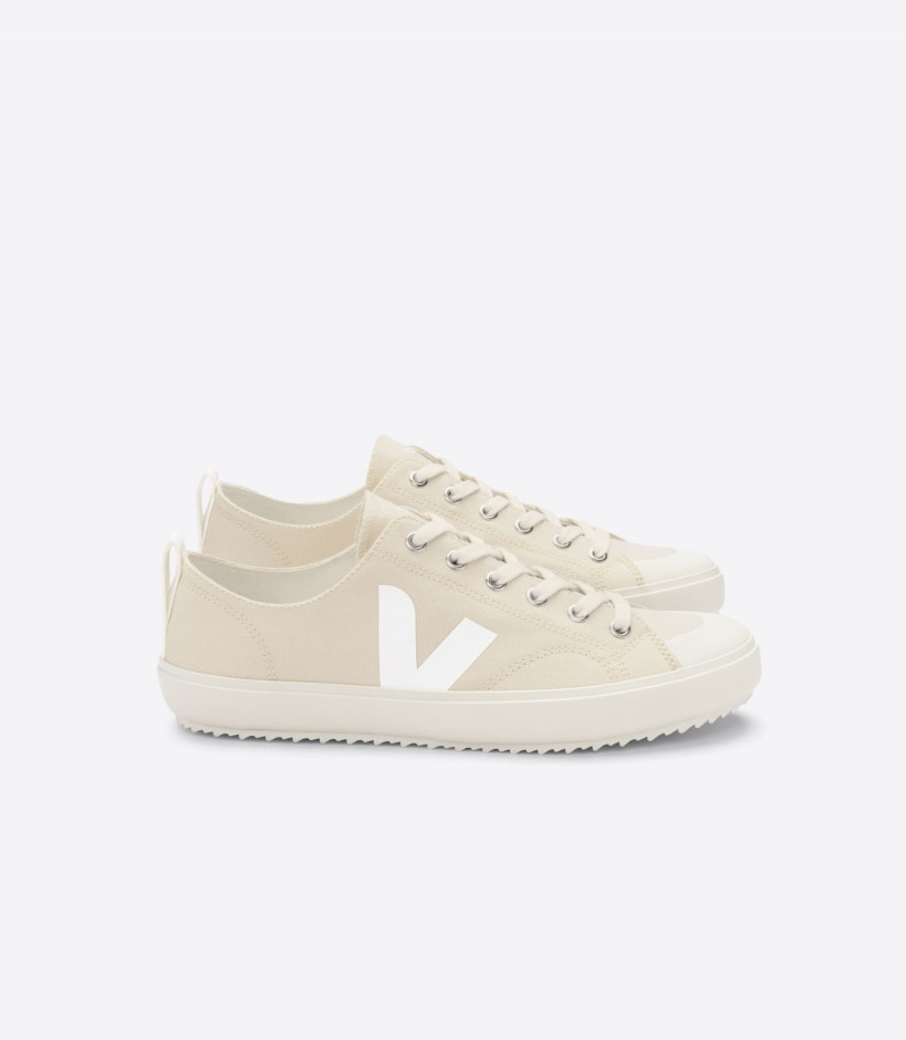 Veja Brand Canvas Areia White Special
