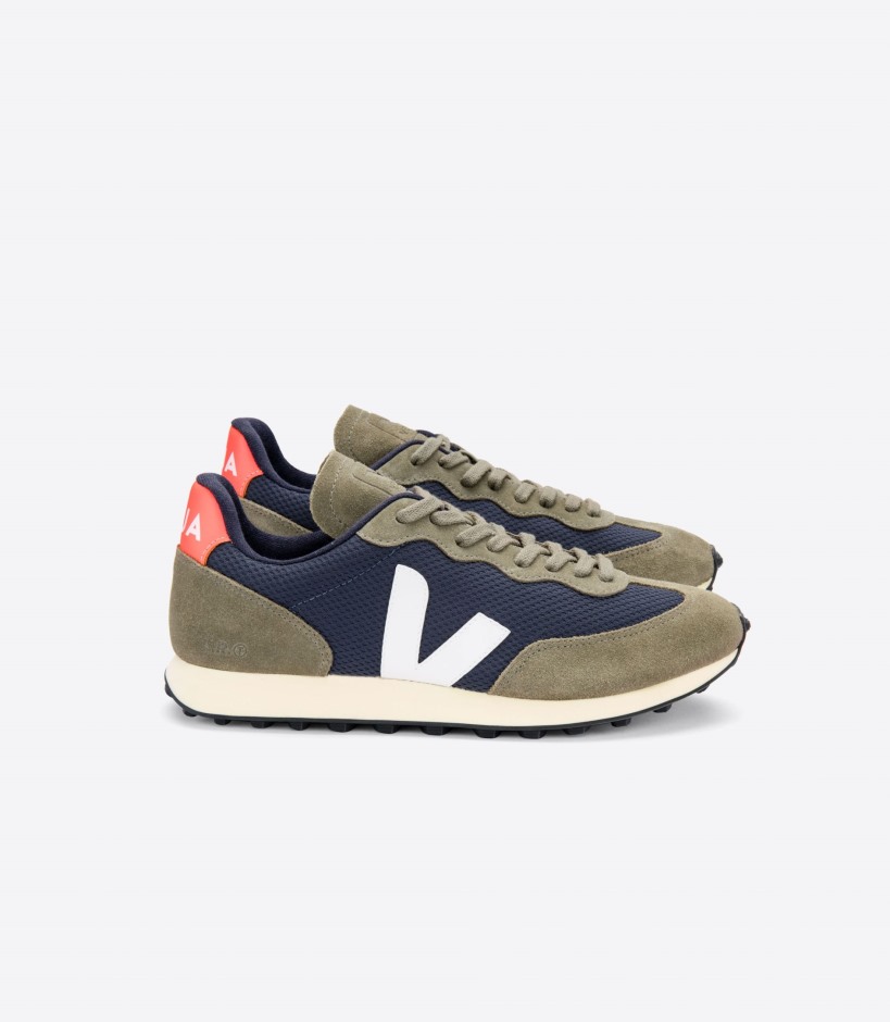 Veja Brand Perfect Branco Alveomesh Nautico White Orange Fluo