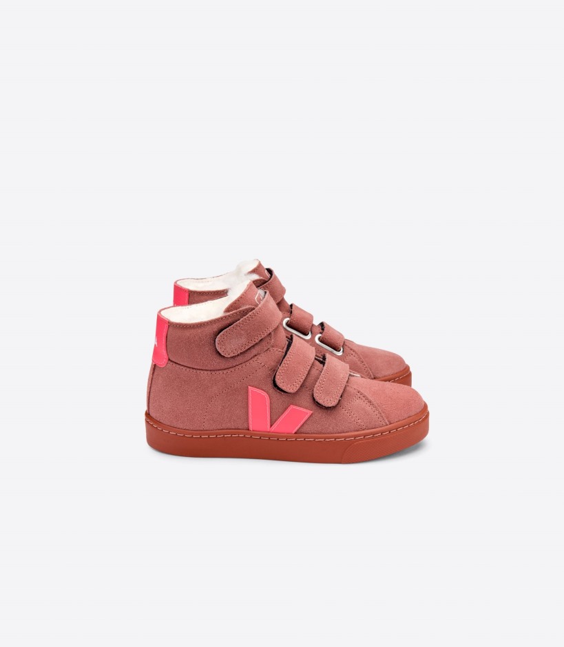 Mid Fured Suede Dired Petal Rose Fluo Series Veja Brand