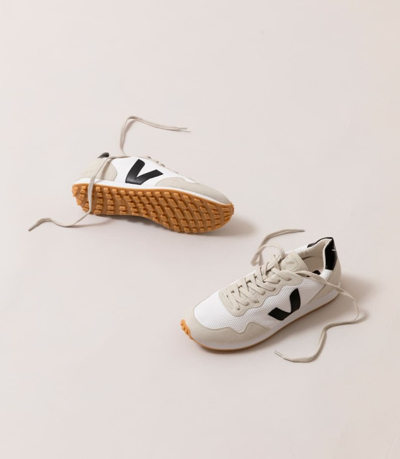 Rec Alveomesh White Black Natural Veja Brand Series