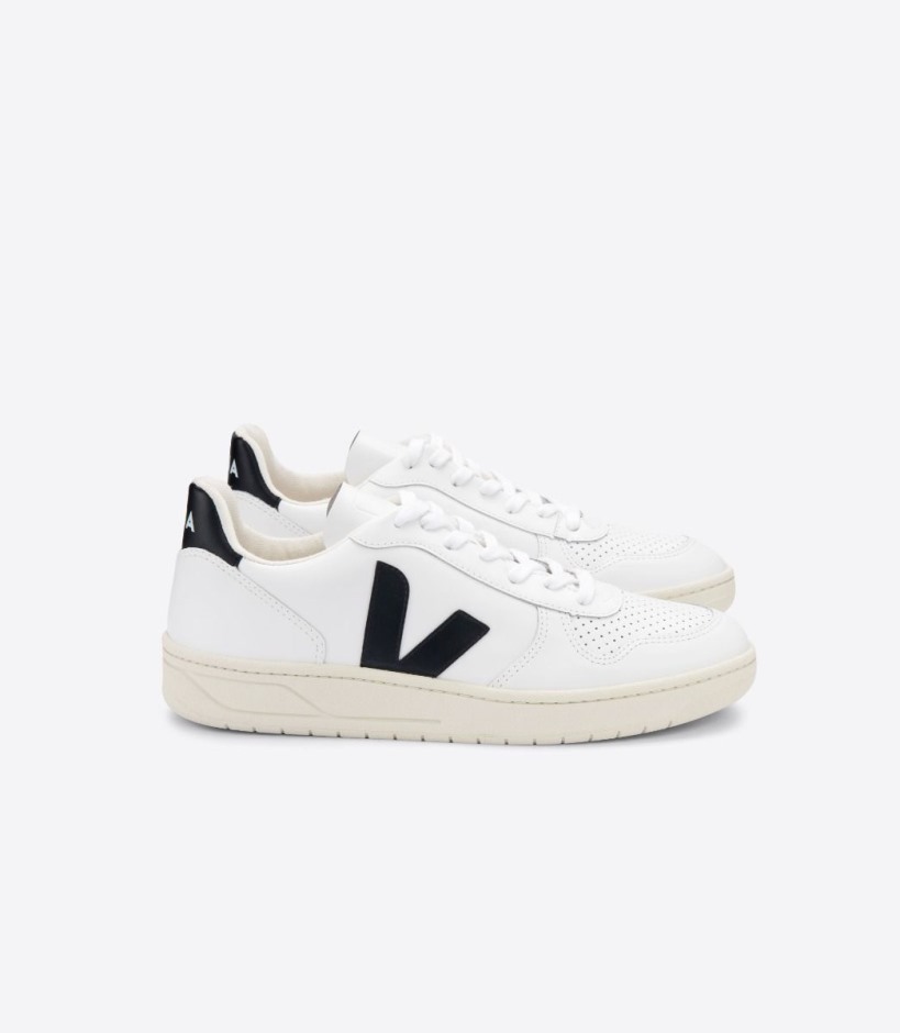 Veja Brand Premium Leather White Black