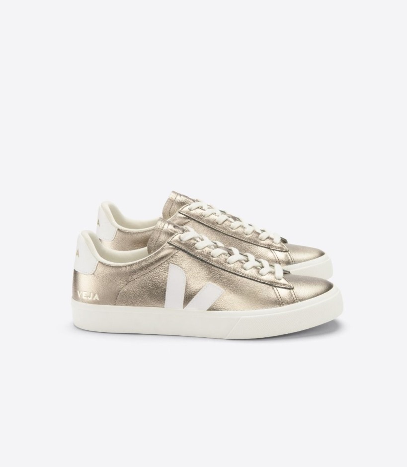 Veja Brand Chromefree Leather Bronze White Series