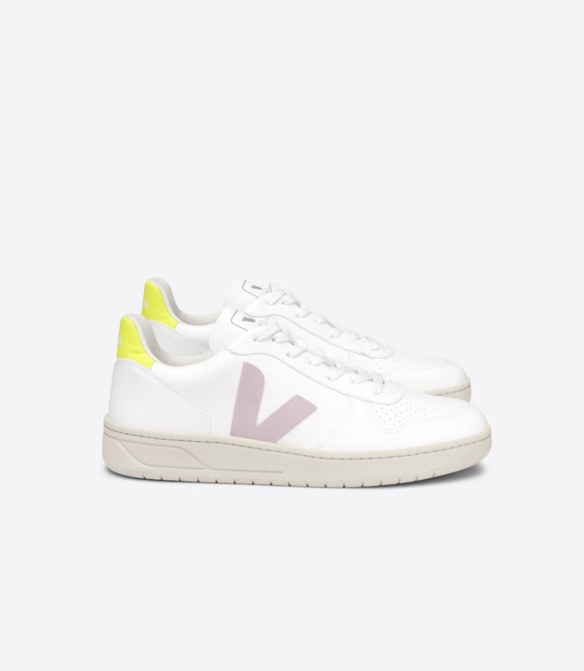 Veja Brand Series Cwl White Parme Jaune-Fluo